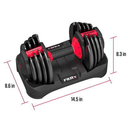 Adjustable Dumbbells 2-Pack, 25Lb Smartbell Dumbbell Set with 9-In-1 Quick-Select Weights, 2.5Lb Increments for Home Gym